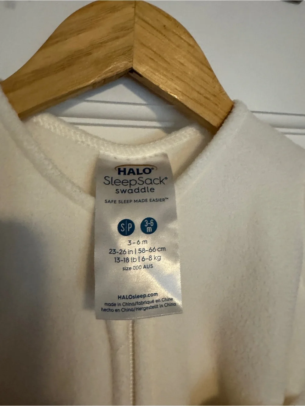 Halo fleece Sleep Sack 3-6mo